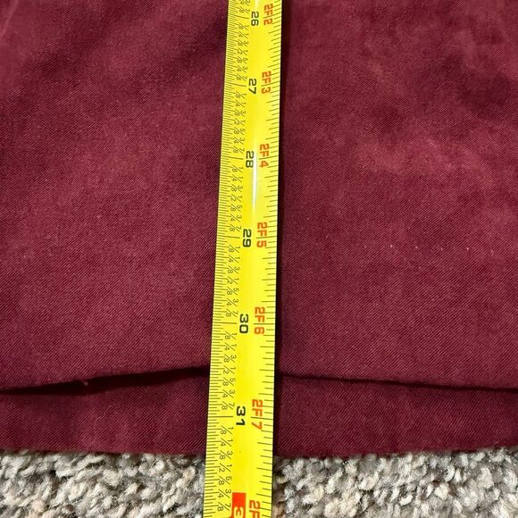 Katy Ireland Y2K Burgundy Fake Leather Faux Suede Velvet Trench Coat XS Blazer - Picture 5 of 5